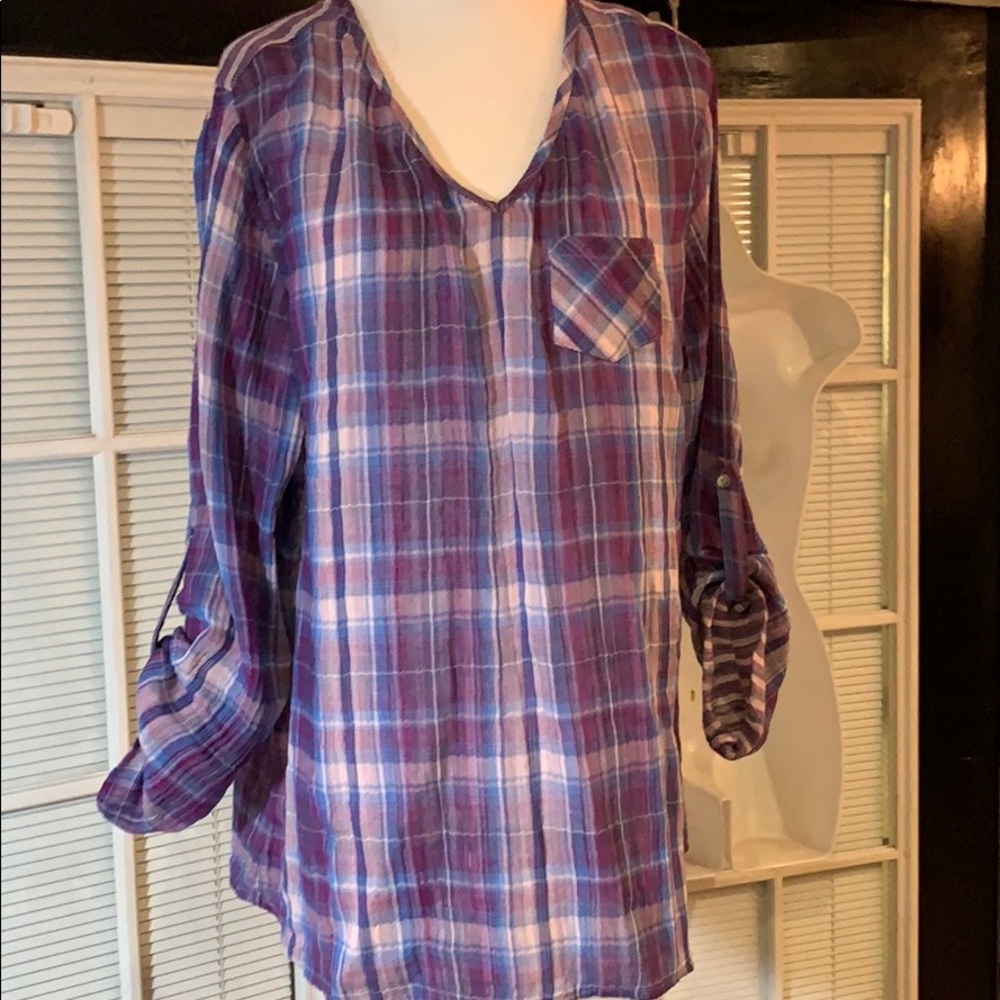 Soft Surrounding Size Large Blouse - image 1